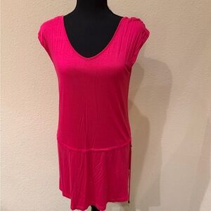 Women's Pink Cap Swim Suit Coverup